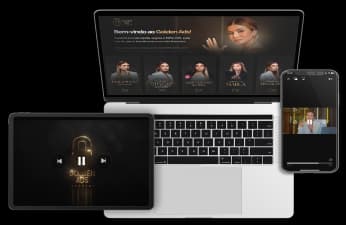 Mockup de imagem representando suporte ao curso